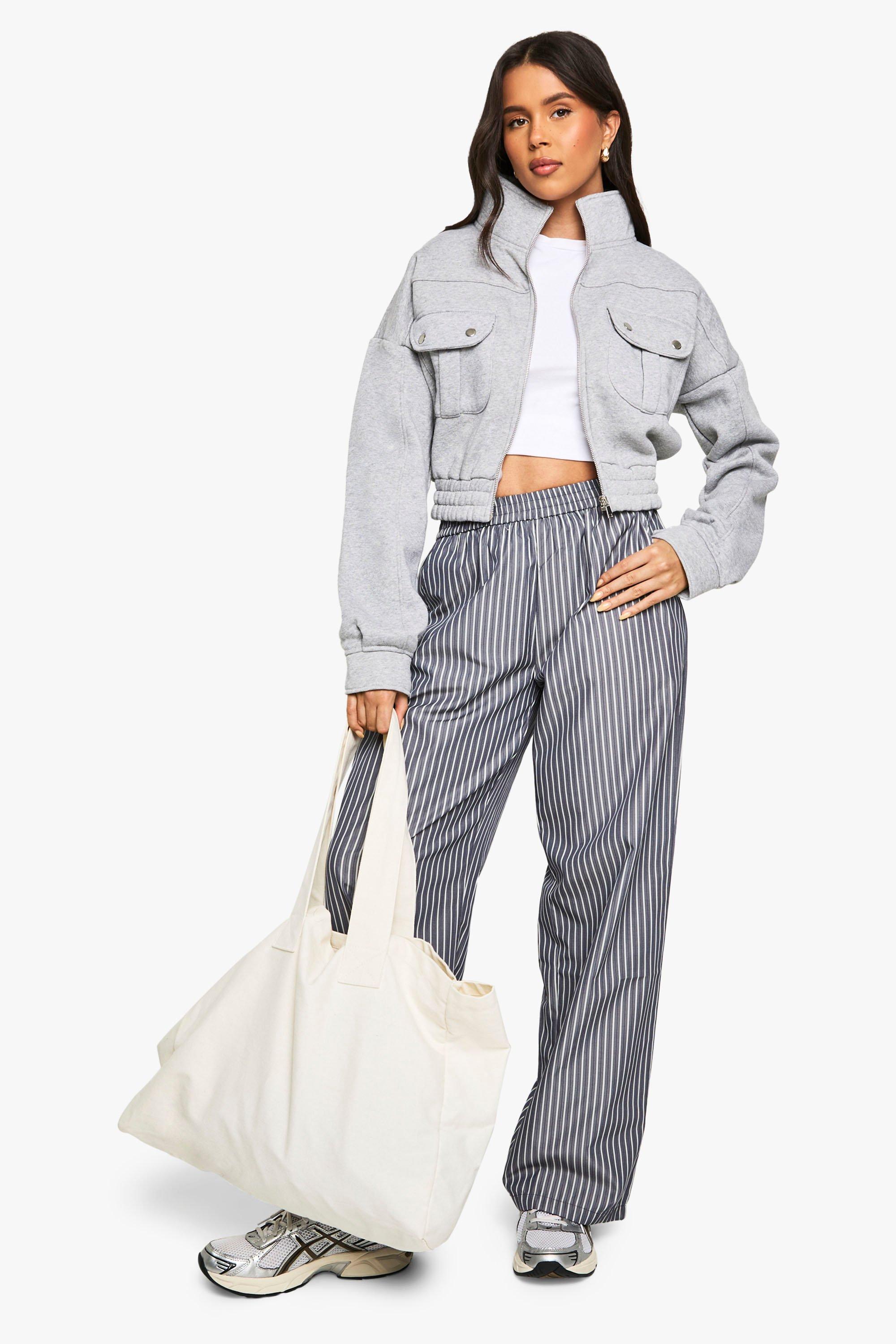 Pocket Detail Bomber Jacket | boohoo USA